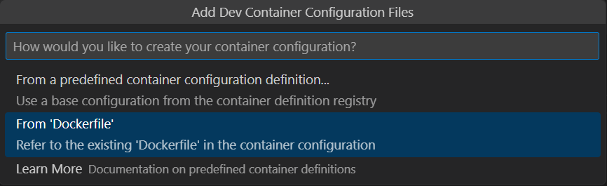 Dev Containers Configuration